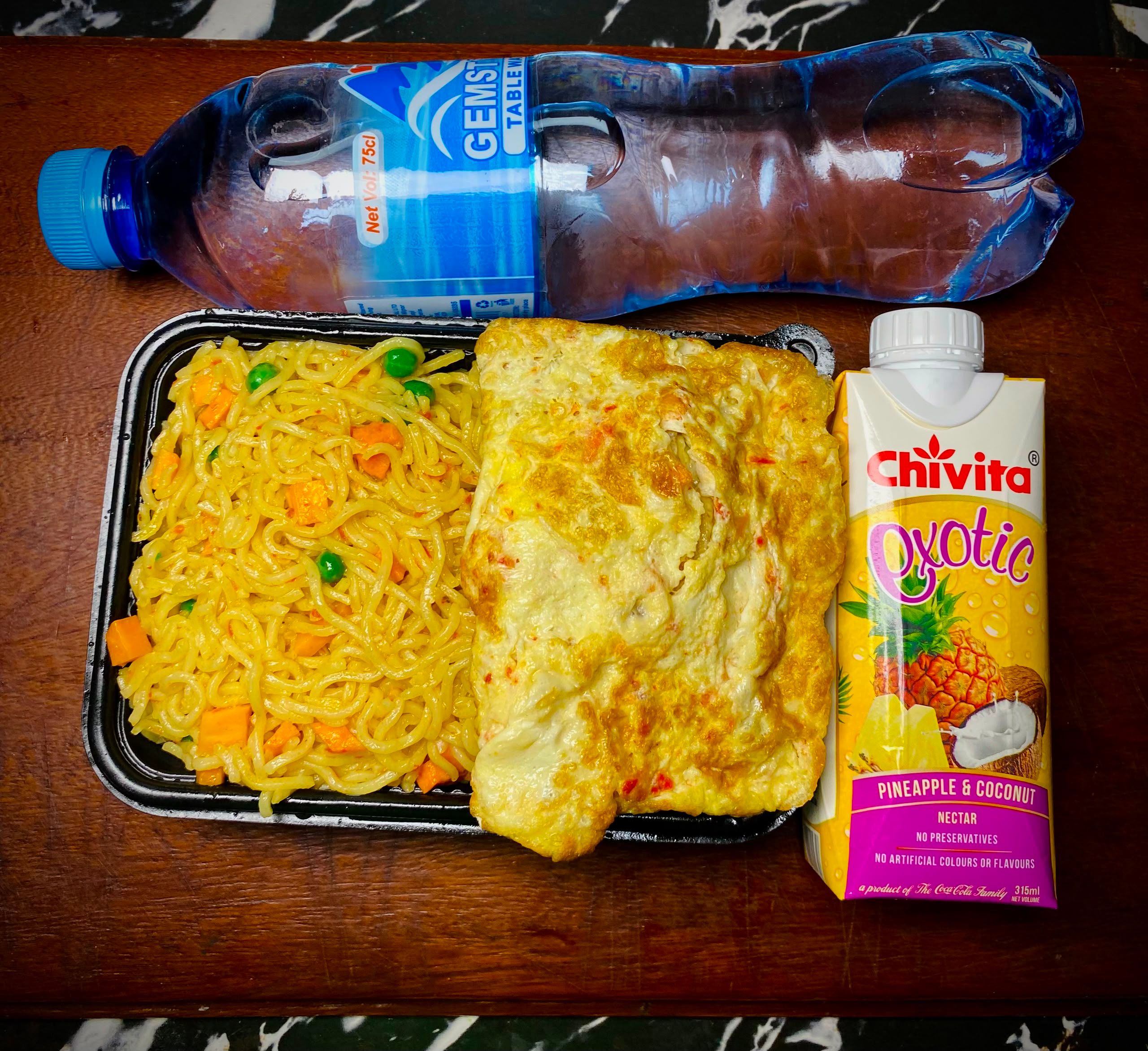 Noodles and Egg