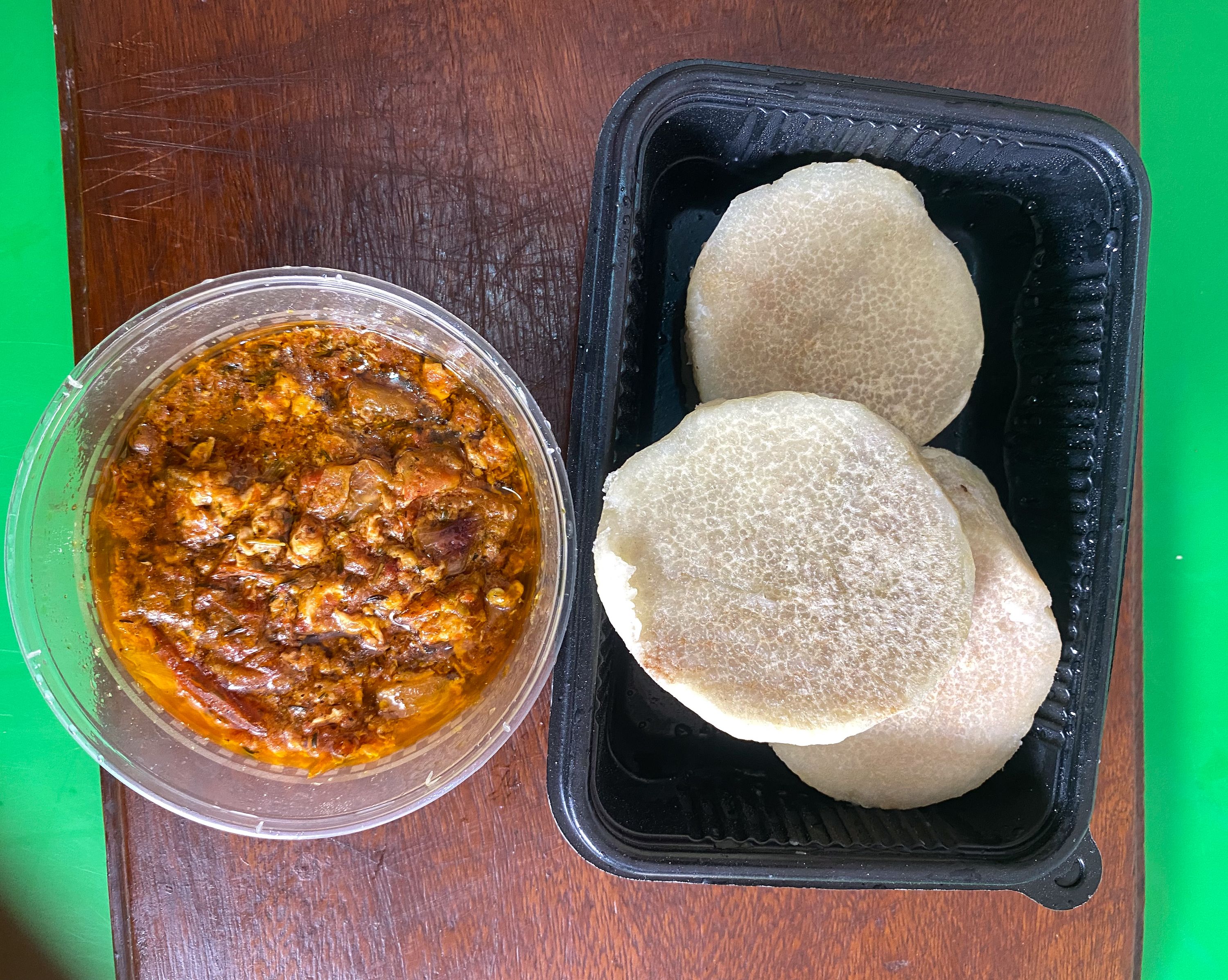 Yam and Egg Sauce